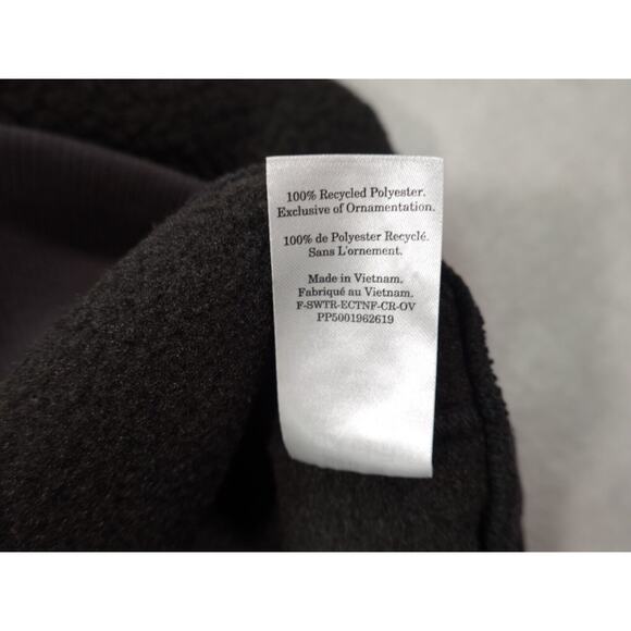 Everlane Womens Black 100% Polyester Pullover Teddy Sweater Size M - Picture 12 of 12